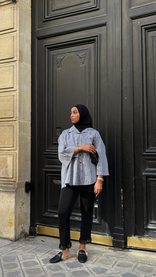 Chemise vichy oversize