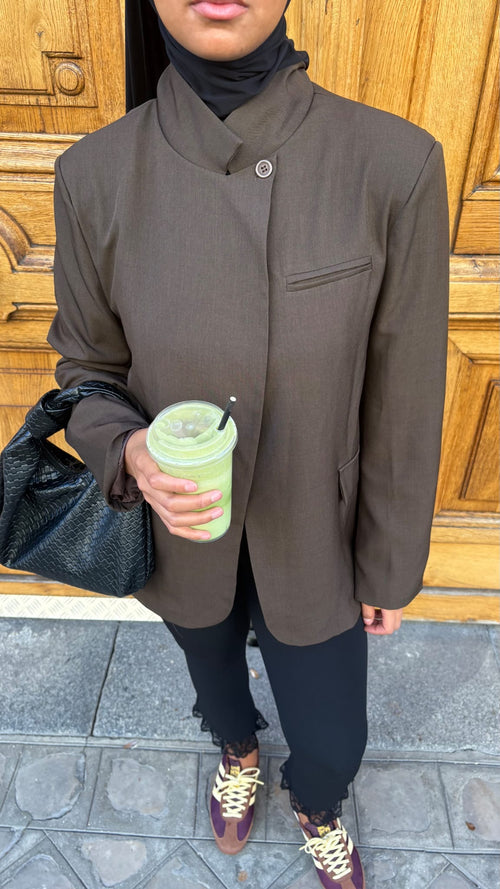 Blazer à fermeture croisée