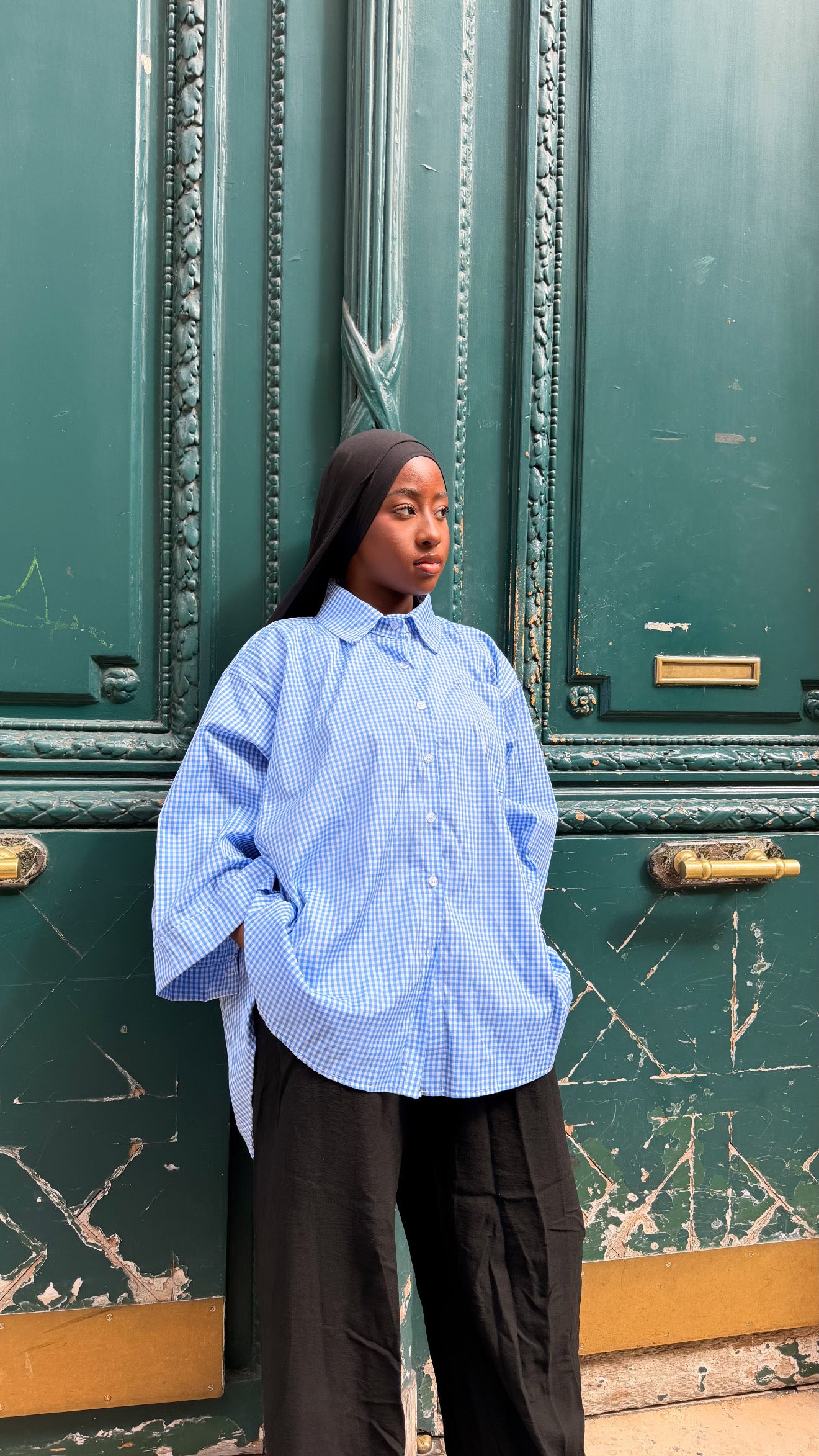 Chemise vichy oversize