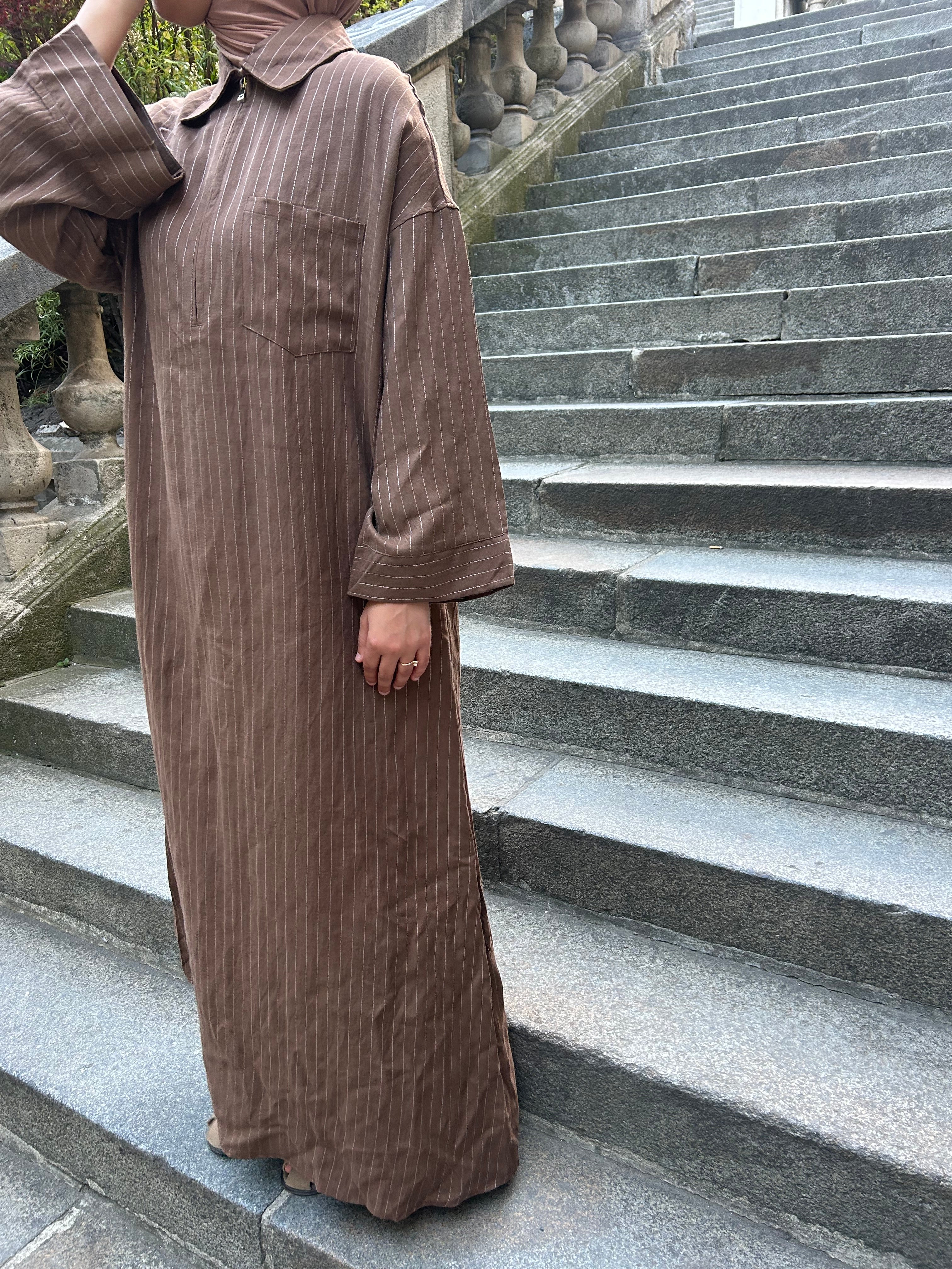Robe à rayure