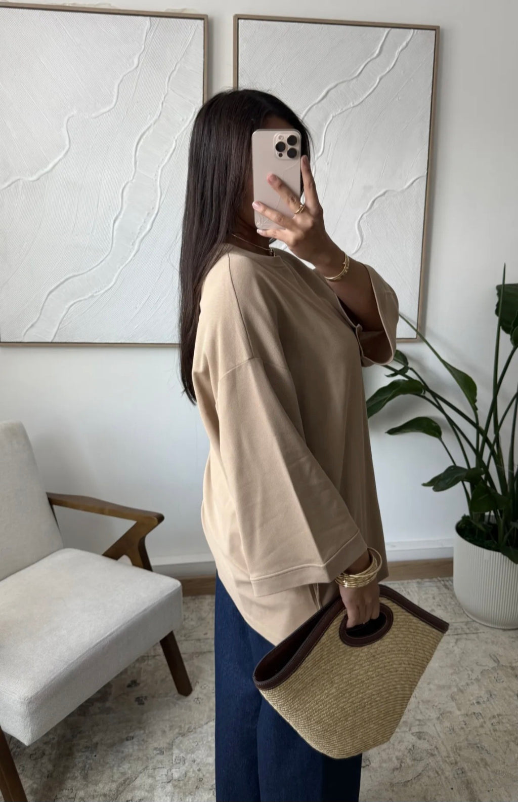 Pull matière polo