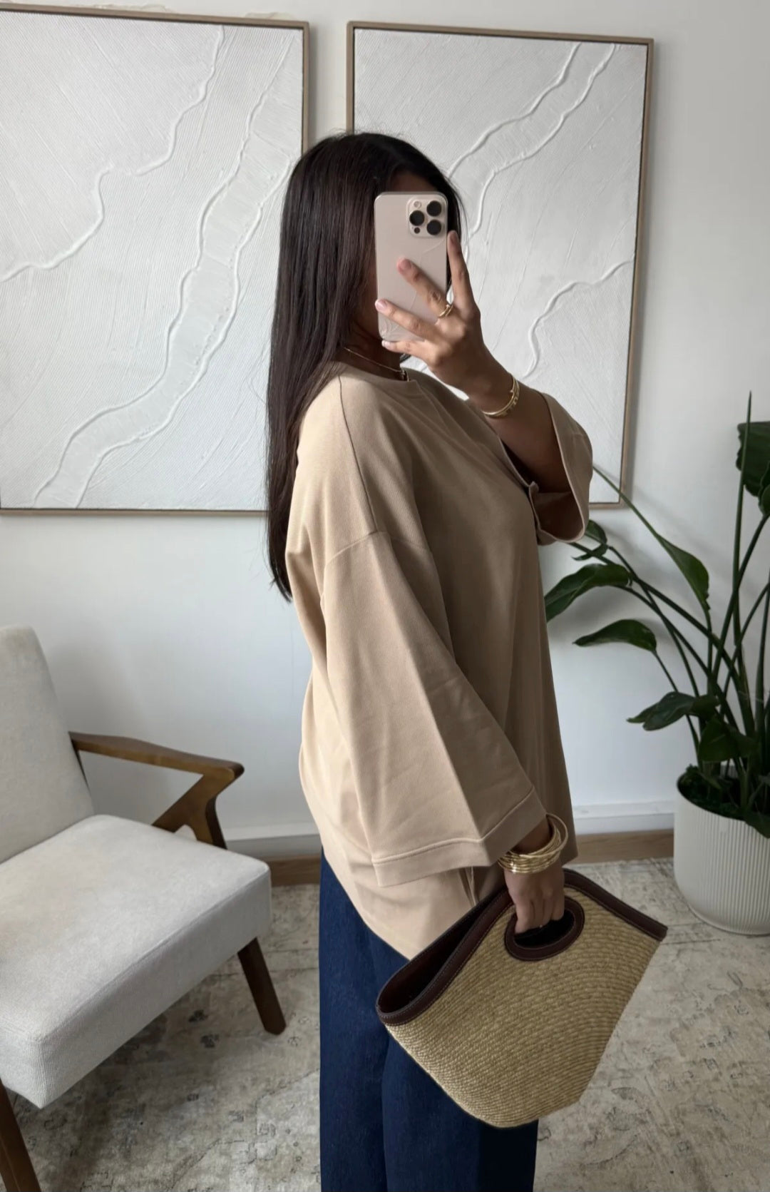 Pull matière polo