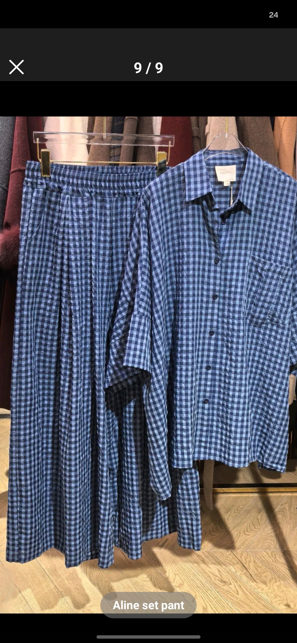 ENSEMBLE À CARREAUX