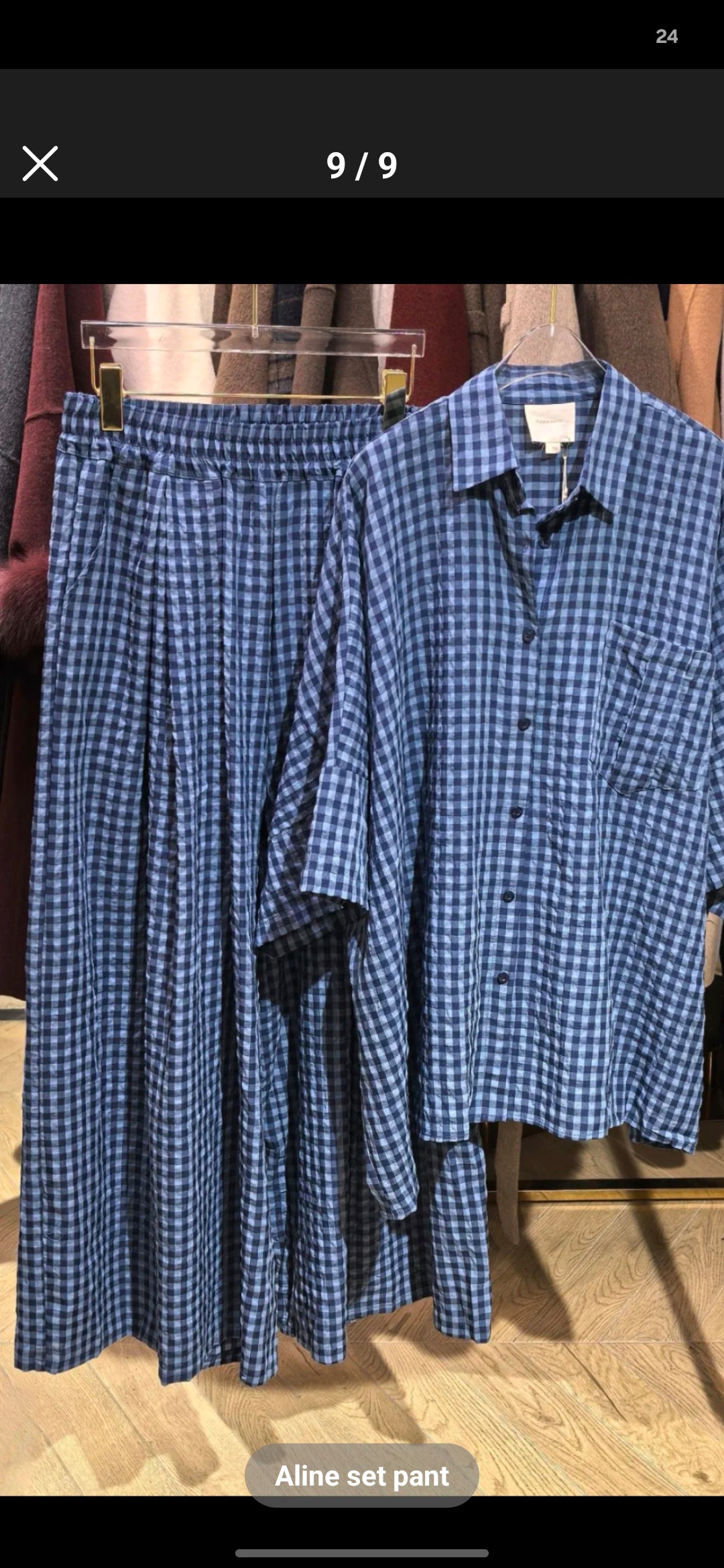 ENSEMBLE À CARREAUX