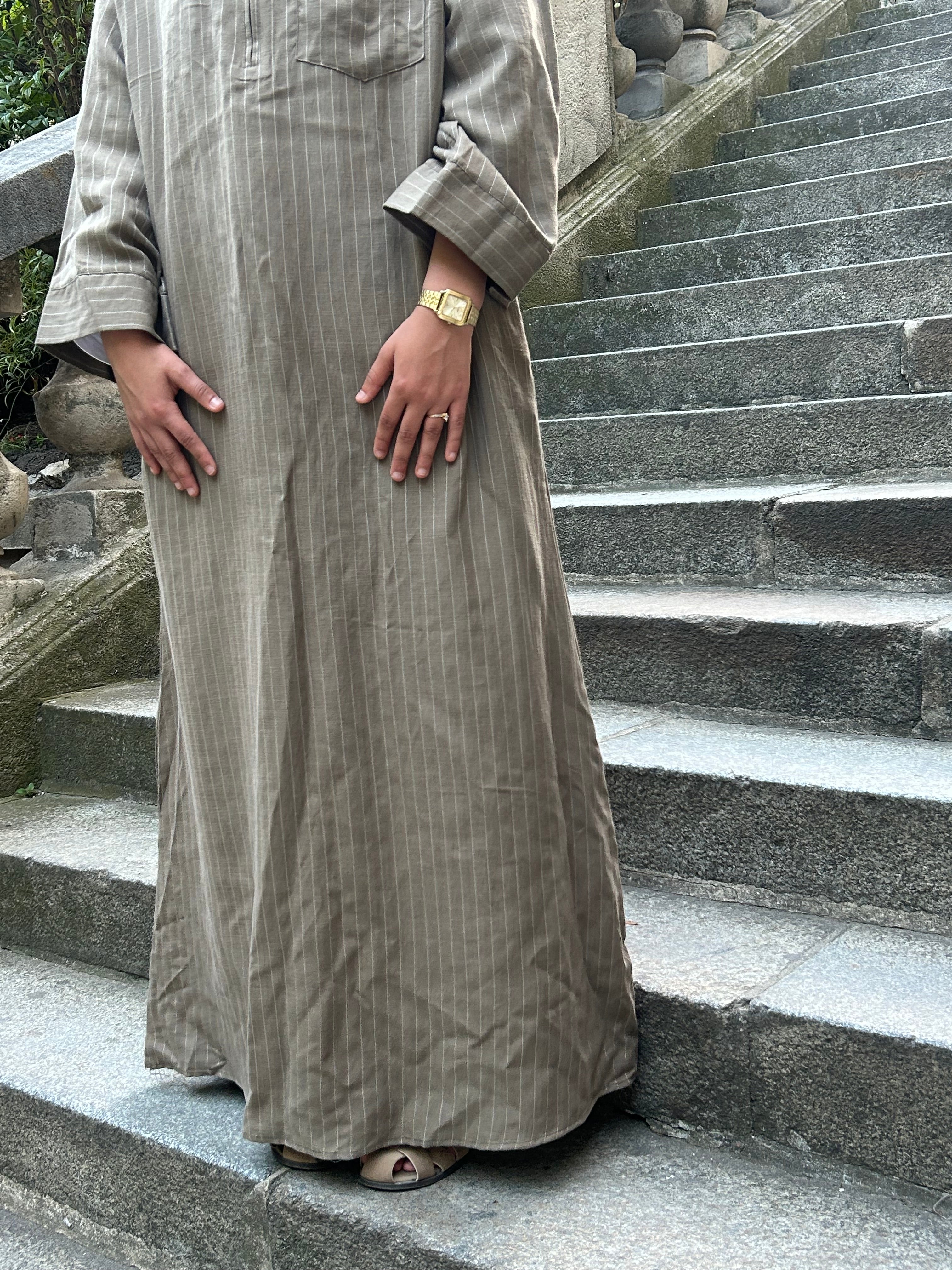 Robe à rayure