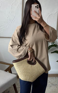 Pull matière polo