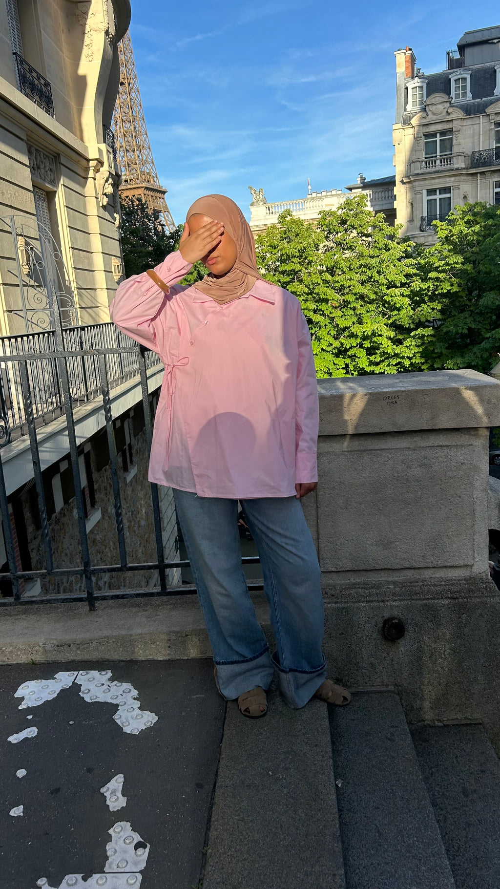 Chemise croisée